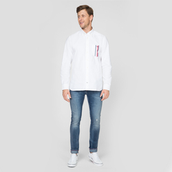 Tommy Hilfiger pánská bílá košile Pocket - M (902)