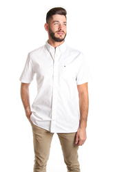 Tommy Hilfiger pánská bílá košile Poplin - L (100)
