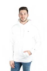 Tommy Hilfiger pánská bílá mikina s kapucí Hoodie