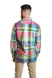 Tommy Hilfiger pánská barevná košile Madras - L (902)