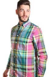 Tommy Hilfiger pánská barevná košile Madras - M (902)