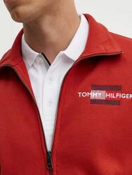 Tommy Hilfiger pánská cihlová mikina - M (XNN)