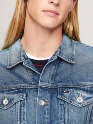Tommy Hilfiger pánská džínová bunda Trucker - S (1BE)