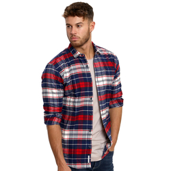 Tommy Hilfiger pánská kostkovaná flanelová košile