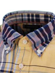 Tommy Hilfiger pánská kostkovaná košile - S (0RD)