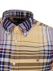 Tommy Hilfiger pánská kostkovaná košile - S (0RD)
