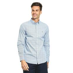 Tommy Hilfiger pánská modrá košile se vzorem Brian