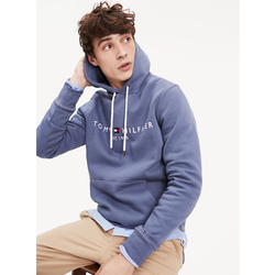 Tommy Hilfiger pánská modrá mikina Logo Hoody
