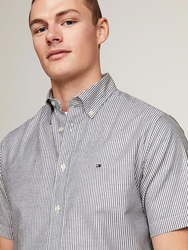 Tommy Hilfiger pánská pruhovaná košile - M (0A4)