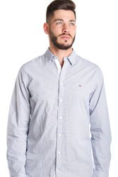 Tommy Hilfiger pánská pruhovaná košile Micro - L (903)