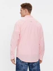 Tommy Jeans pánská růžová košile  - S (TIC)