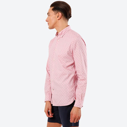 Tommy Hilfiger pánská světle růžová košile Global - L (XBE)