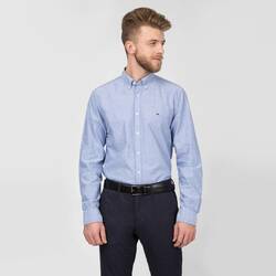 Tommy Hilfiger pánská světle modrá košile Triangle