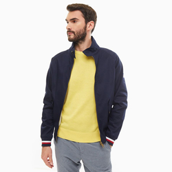 Tommy Hilfiger pánská tmavě modrá bunda Harrington