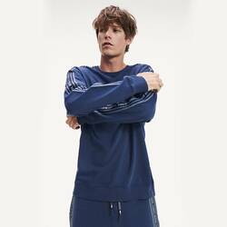 Tommy Hilfiger pánská tmavě modrá mikina Crew
