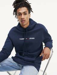 Tommy Hilfiger pánská tmavě modrá mikina Logo