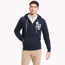 Tommy Hilfiger pánská tmavě modrá mikina na zip