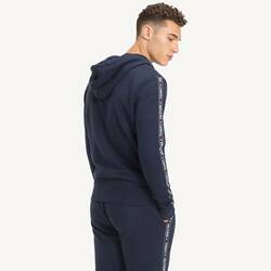 Tommy Hilfiger pánská tmavě modrá mikina s kapucí Hoody - S (416)