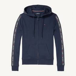 Tommy Hilfiger pánská tmavě modrá mikina s kapucí Hoody - S (416)