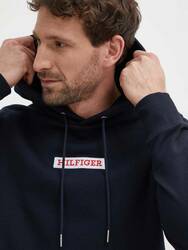 Tommy Hilfiger pánská tmavě modrá mikina - L (DW5)