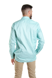 Tommy Hilfiger pánská zelená košile s kostkou - M (301)