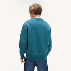 Tommy Hilfiger pánská zelená mikina Flag - S (CA4)