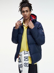 Tommy Hilfiger pánská zimní tmavě modrá bunda Essential