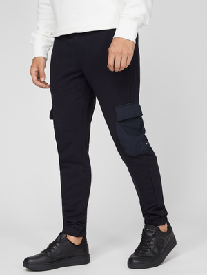 Tommy Hilfiger pánské tmavě modré kalhoty - S (DW5)