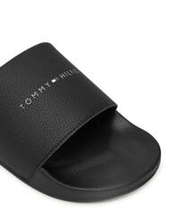 Tommy Hilfiger pánské černé pantofle - 41 (BDS)