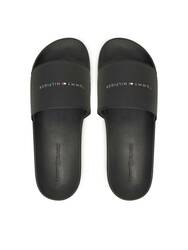 Tommy Hilfiger pánské černé pantofle - 41 (BDS)