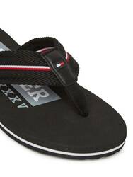 Tommy Hilfiger pánské černé žabky - 41 (BDS)
