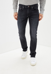 Tommy Hilfiger pánské černé džíny Denton - 30/32 (1B1)