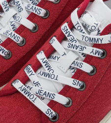 Tommy Hilfiger pánské červené látkové tenisky - 41 (645)