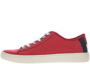 Tommy Hilfiger pánské červené látkové tenisky - 41 (645)