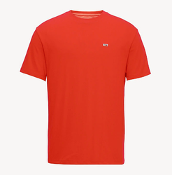 Tommy Hilfiger pánské červené tričko Tommy - L (667)