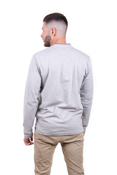 Tommy Hilfiger pánské šedé polo Baseball - S (P9V)