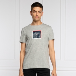 Tommy Hilfiger pánské šedé tričko Box Print - S (PG5)