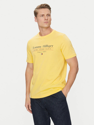 Tommy Hilfiger pánské žluté tričko - L (ZF0)