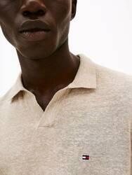 Tommy Hilfiger pánské béžové polo - S (0F4)