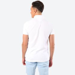 Tommy Hilfiger pánské bílé polo Gold Icon - L (YAF)