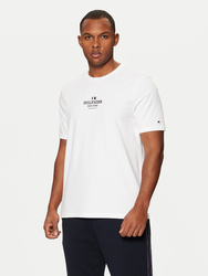 Tommy Hilfiger pánské bílé tričko - L (YBR)