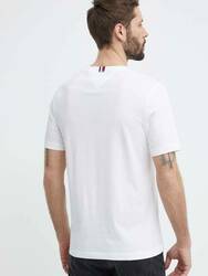 Tommy Hilfiger pánské bílé tričko - XL (YBR)
