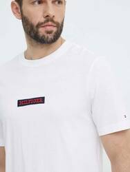 Tommy Hilfiger pánské bílé tričko - XL (YBR)