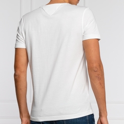 Tommy Hilfiger pánské bílé tričko Box Print - XL (YBR)