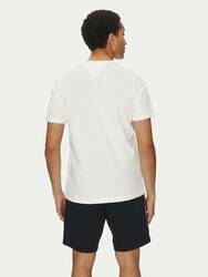 Tommy Hilfiger pánské bílé tričko Flag - L (YBR)