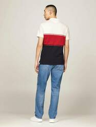 Tommy Hilfiger pánské polo Colorblock - M (XNN)