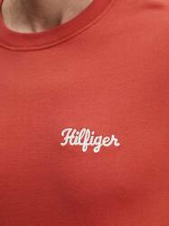 Tommy Hilfiger pánské cihlové tričko  - S (XM0)
