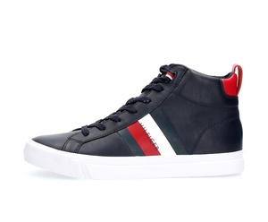 Tommy Hilfiger pánské tmavě modré kotníkové boty Flag