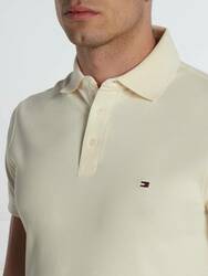 Tommy Hilfiger pánské krémové polo tričko - M (AEF)