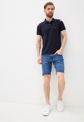 Tommy Hilfiger pánské modré šortky Brooklyn - 30/NI (1A6)